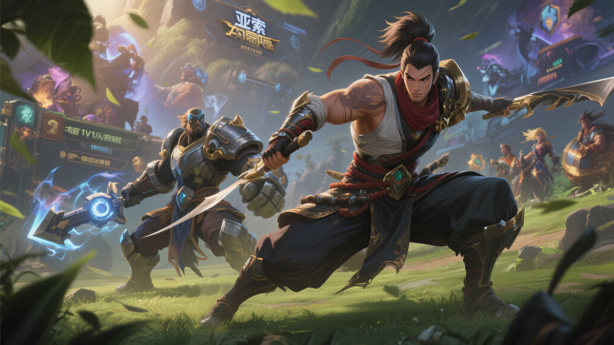 LOL格斗游戏重磅来袭！赵信可以和永岚组队激战恶魔