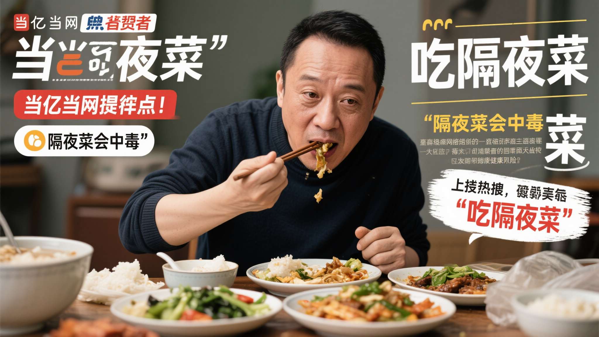 李国庆回应吃剩菜：网上说吃隔夜菜会中毒 但我能接受